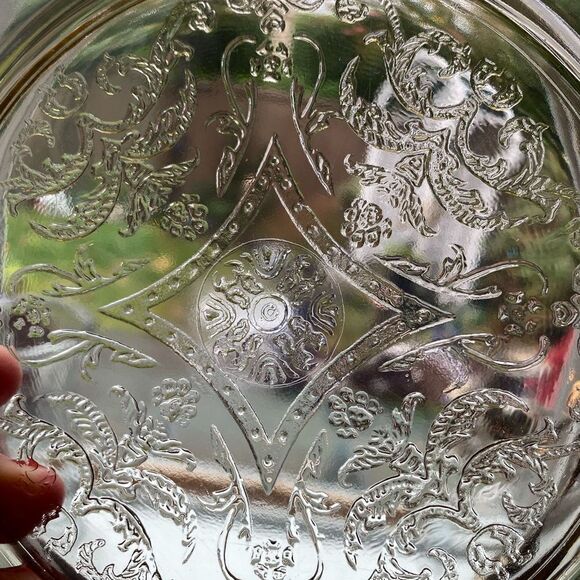 2 Depression Glass MADRID AMBER Dinner Plates Yellow 9" Federal Company lot - Picture 3 of 12